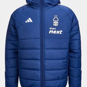 Nottm Forest Puffer Blue Jacket