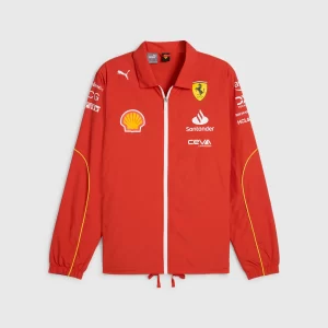 Scuderia Ferrari F1 2024 Team Coach Nylon Jacket