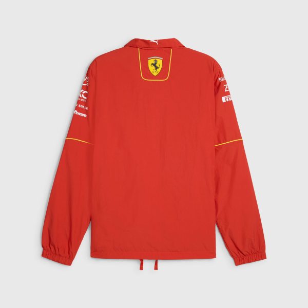 Scuderia Ferrari F1 2024 Team Coach Zip Jacket