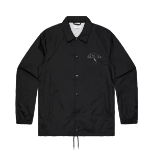 Sing The Greys Lightning Bolt Coach Black Jacket