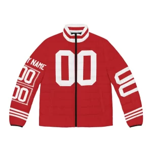 Taylor's Game Day Men's Puffer Red Jacket