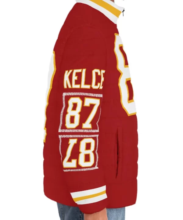 Taylor's Kelce 87 Game Day Men's Puffer Jacket