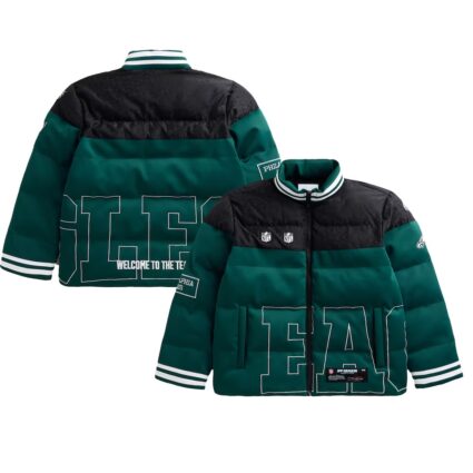Unisex Philadelphia Eagles Midnight Off Season x NFL Team Puffer Jacket