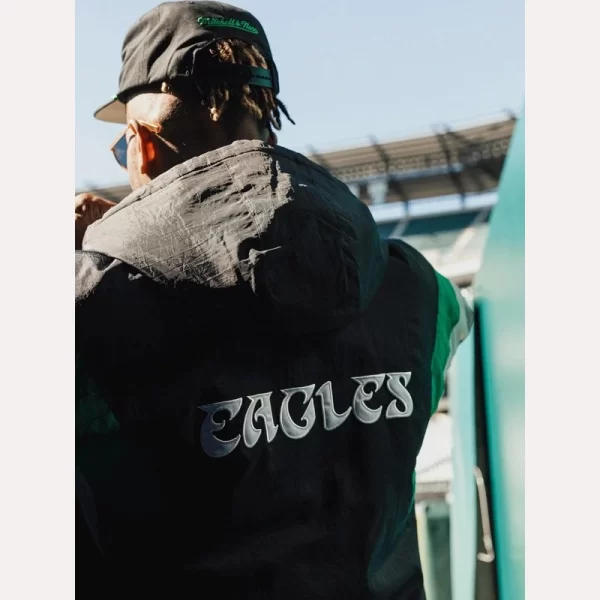 Vintage 90s Philadelphia Eagles Starter Black Jacket