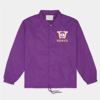 Washington Huskies 1979 Logo Coaches Purple Jacket