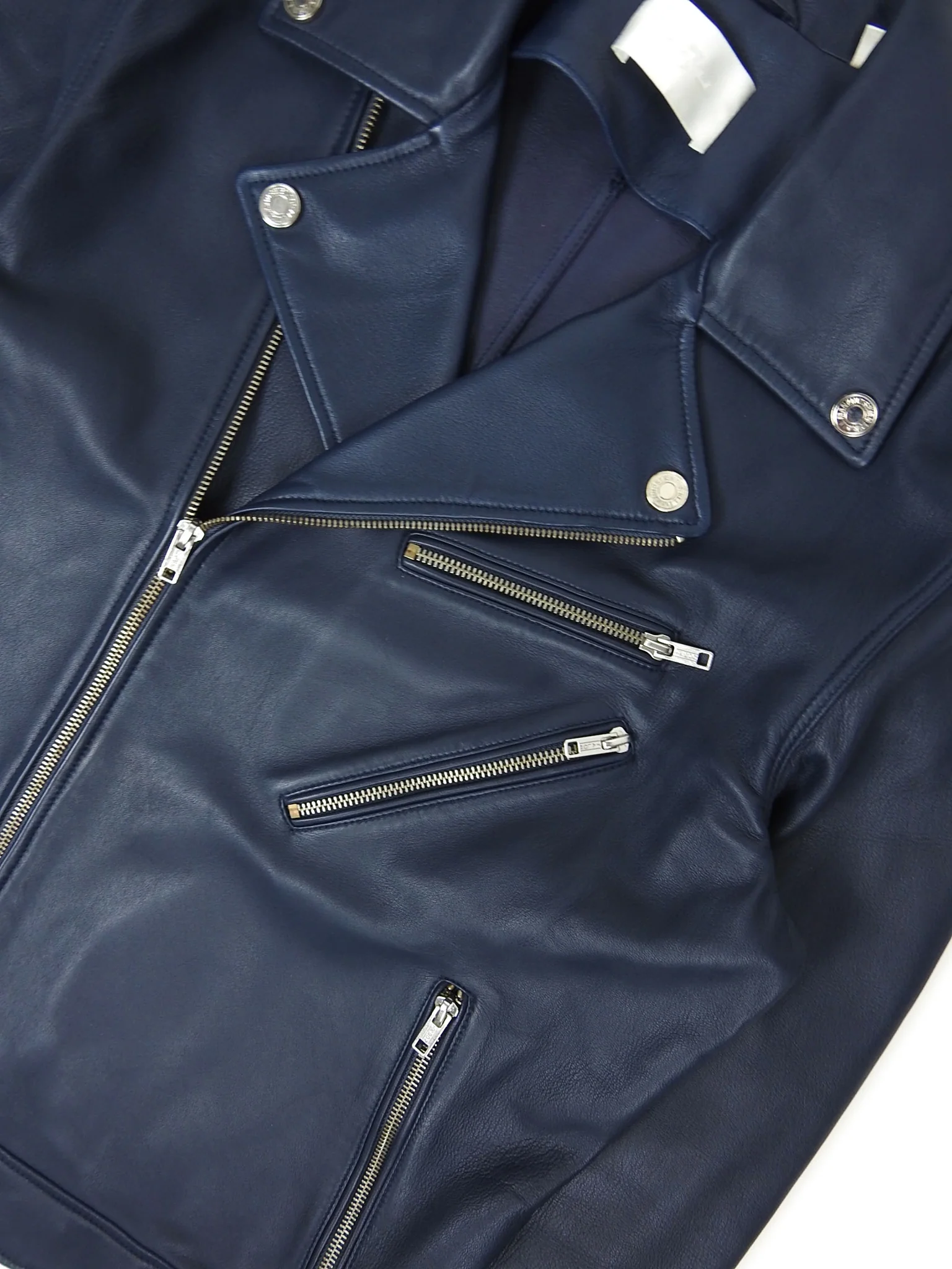 7 For All Mankind Leather Biker Jacket