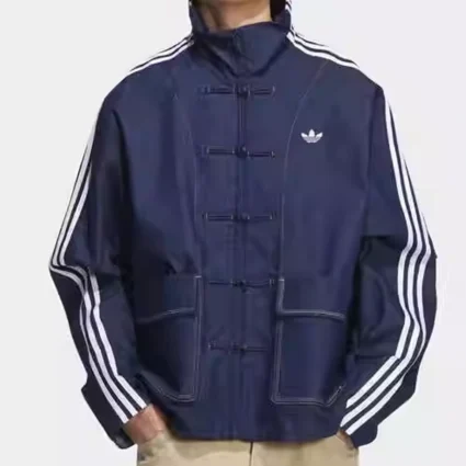 Adidas New Year Chinese Denim Blue Jacket