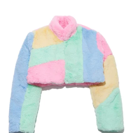 Buy Cotton Candy Fur Jacket