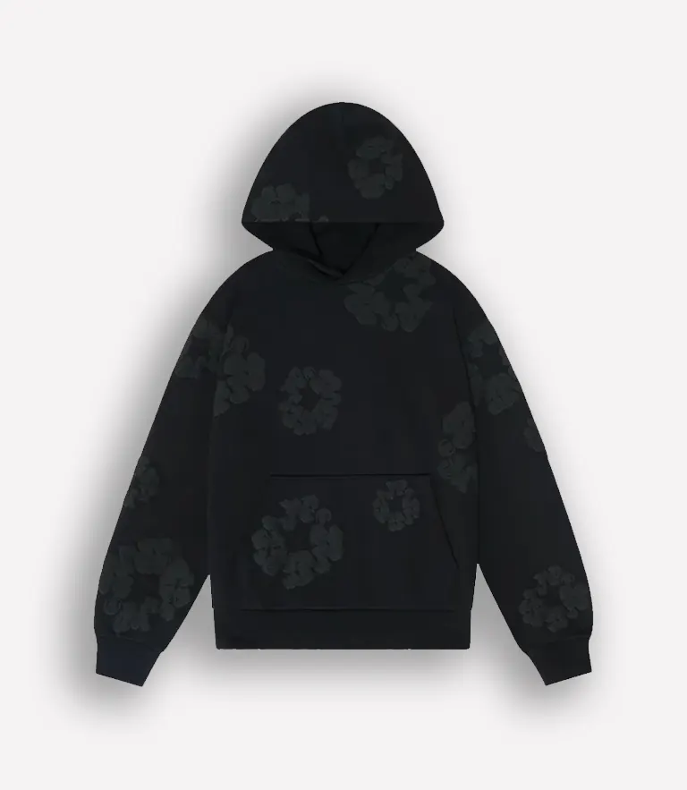 Buy Denim Tear Mono Cotton Wreath Hoodie