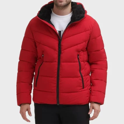 Buy Men’s Puffer Red Jacket