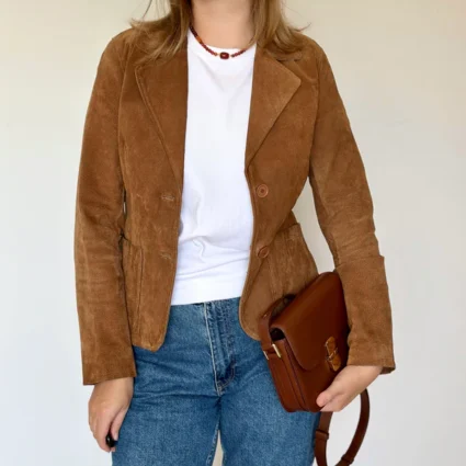 Buy Vintage Suede Leather Jacket