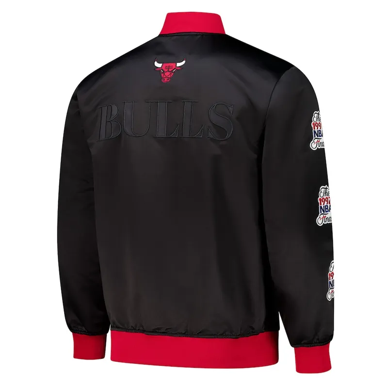 Chicago Bulls OG 3.0 Black Lightweight Satin Jacket