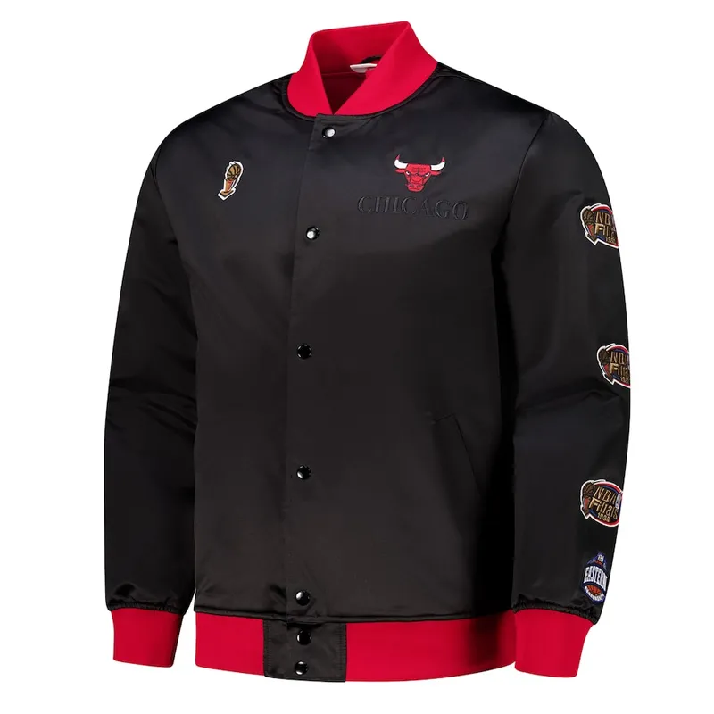 Chicago Bulls OG 3.0 Lightweight Black Satin Jacket