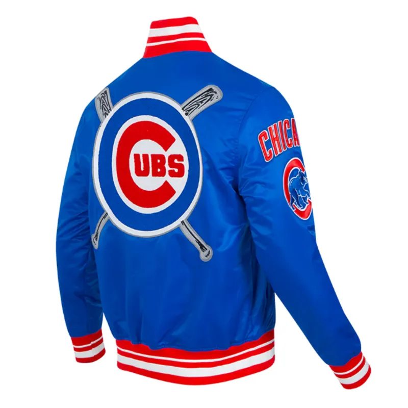 Chicago Cubs Mashup Classic Rib Satin Jackets