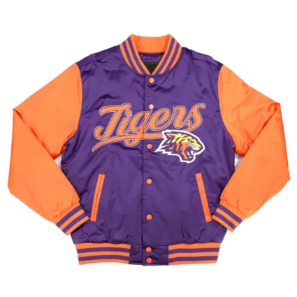 Edward Waters Tigers Purple and Orange Jacket