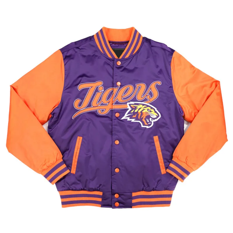 Edward Waters Tigers Purple and Orange Jacket
