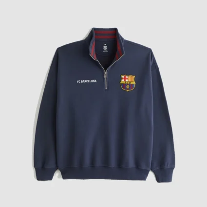 FC Barcelona Graphic Half-Zip Sweatshirt