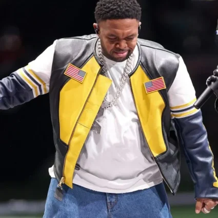 Get Mustard Super Bowl LIX Leather Jacket