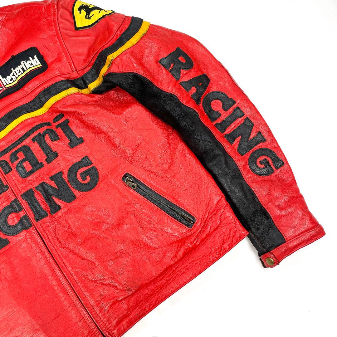 God Ferrari Genuine Leather Racing Jackets