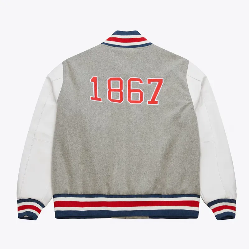 Howard Bison Homecoming Gray Varsity Wool Jacket