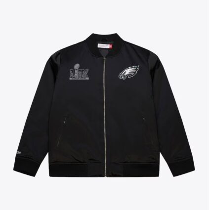 Men's Black Philadelphia Eagles Super Bowl LIX Champions Jacket