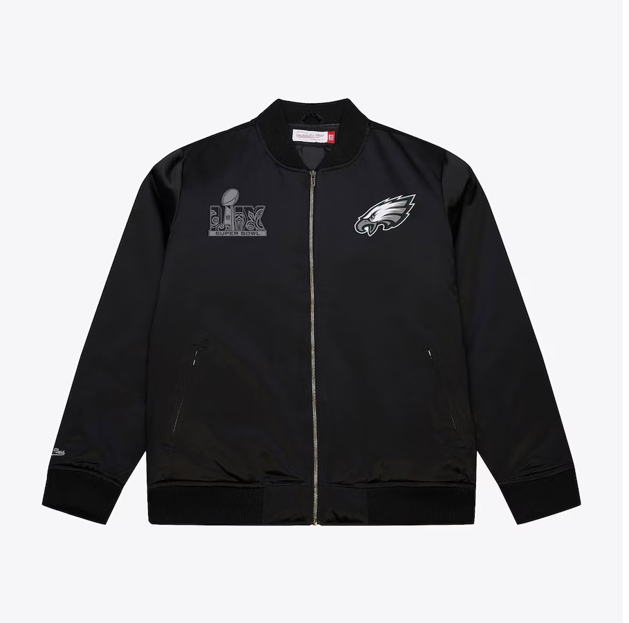 Men's Black Philadelphia Eagles Super Bowl LIX Champions Jacket