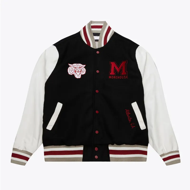 Morehouse Maroon Tigers Homecoming Black Varsity Jacket