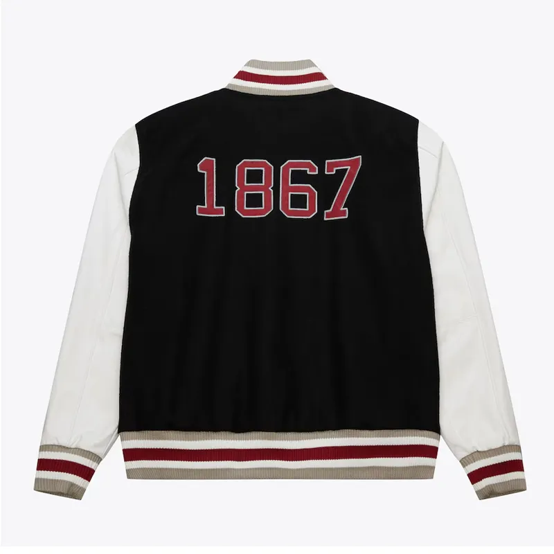 Morehouse Maroon Tigers Homecoming Black Varsity Wool Jacket