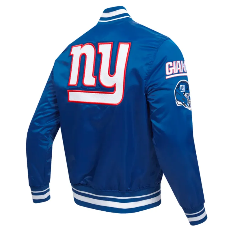 NY Giants Mashup Classic Rib Satin Jackets