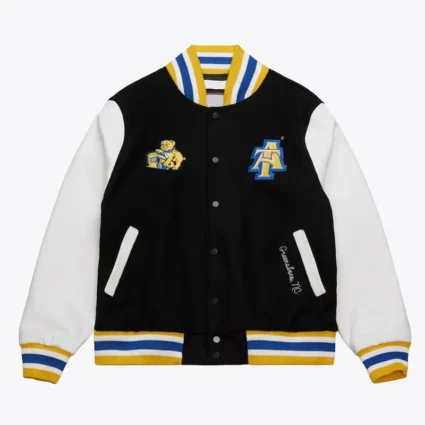 North Carolina A&T Aggies Homecoming Black Varsity Jacket