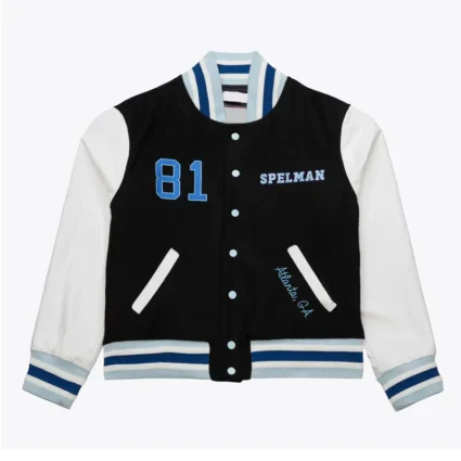 Spelman College Jaguars Homecoming Black Varsity Jacket