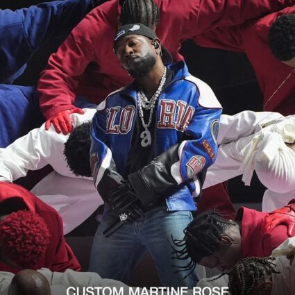 Super Bowl LIX Kendrick Lamar Custom Made Martine Rose Gloria Jacket