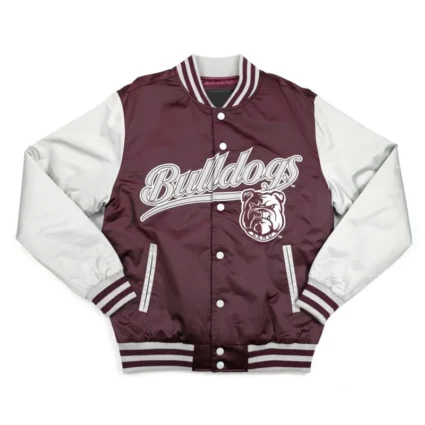 Alabama A&M Bulldogs Maroon and Light Gray Jacket