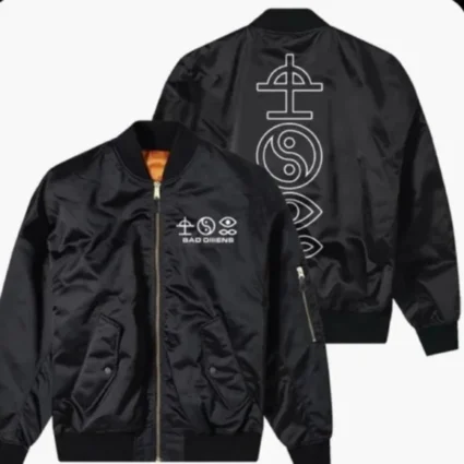 Bad Omens Bomber Satin Jacket