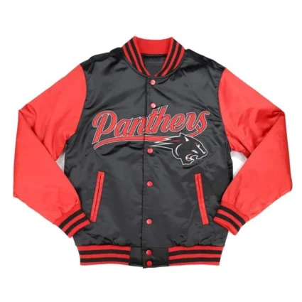 Clark Atlanta Panthers Black and Red Jacket