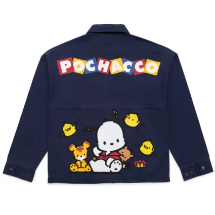 Get Pochacco x JapanLA Spirit Jersey Canvas Jacket