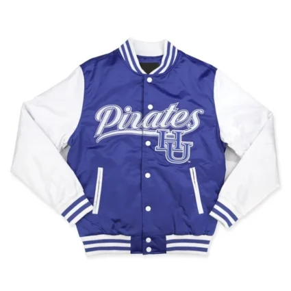 Hampton University Blue and White Jacket
