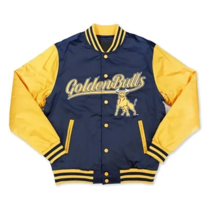 Johnson C. Smith Golden Bulls Navy and Gold Jacket