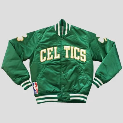Kristaps Porziņģis Celtics Throwback Satin Jacket