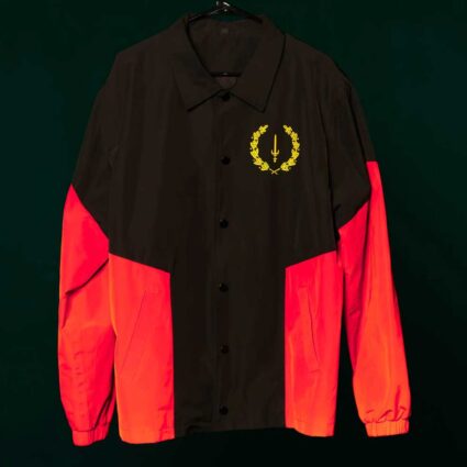 Black American Heritage Flag Coaches Jacket