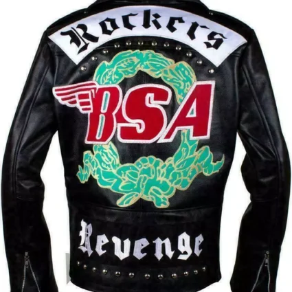 Mens Bsa George Michael Faith Rockers Revenge Real Leather Jacket