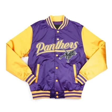 Prairie View A&M Purple and Gold Baseball Jacket