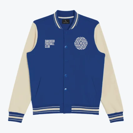 Sale Community Blue Varsity Jacket