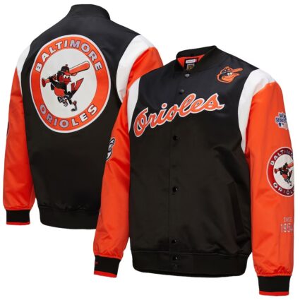 Baltimore Orioles Mitchell & Ness Cooperstown Collection Team Origins Jacket