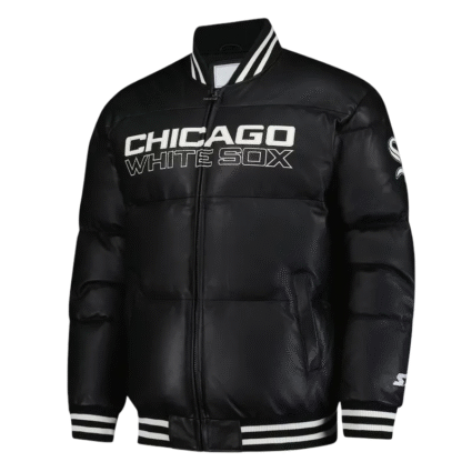 Chicago White Sox Black Puffer Jacket