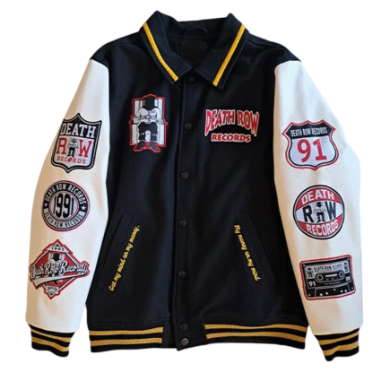 Death Row Records Patched Varsity Jacket