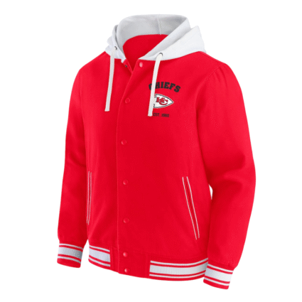 Kansas City Chiefs Red Hooded Jacket