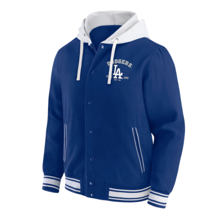 Los Angeles Dodgers Royal Hooded Jacket