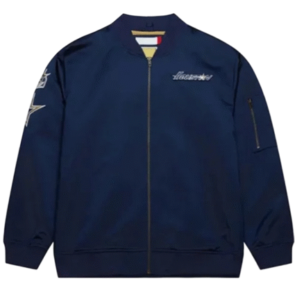 MLB-Houston-Astros-Vintage-Bomber-Jacket-Blue