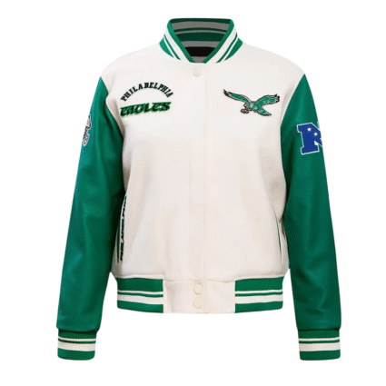 Philadelphias Eagles Mary Kate Morrissey Varsity Jacket